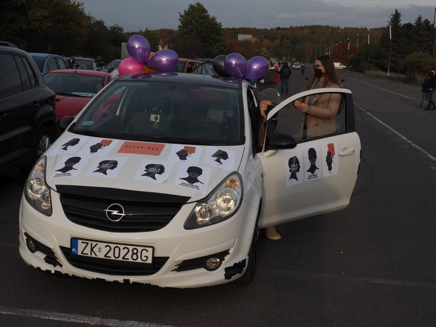 Protest samochodowy w Koszalinie