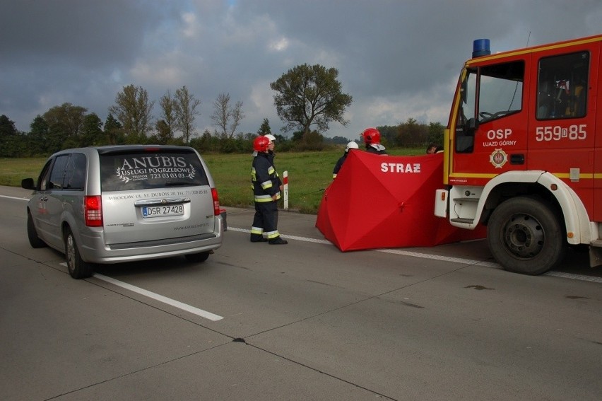 Śmiertelny wypadek na autostradzie A4, 27.09.2014