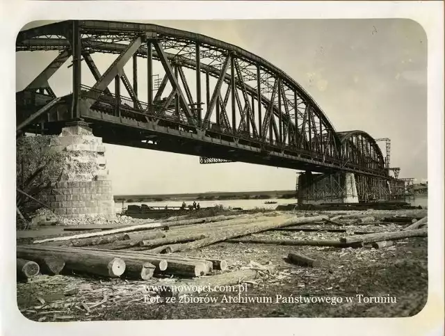 Rozbiórka mostu w Opaleniu rozpoczęła się wiosną 1928 roku