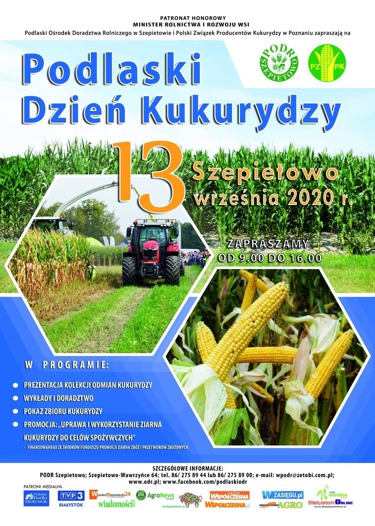 Już wkrótce Podlaski Dzień Kukurydzy 2020 w Szepietowie (zdjęcia)