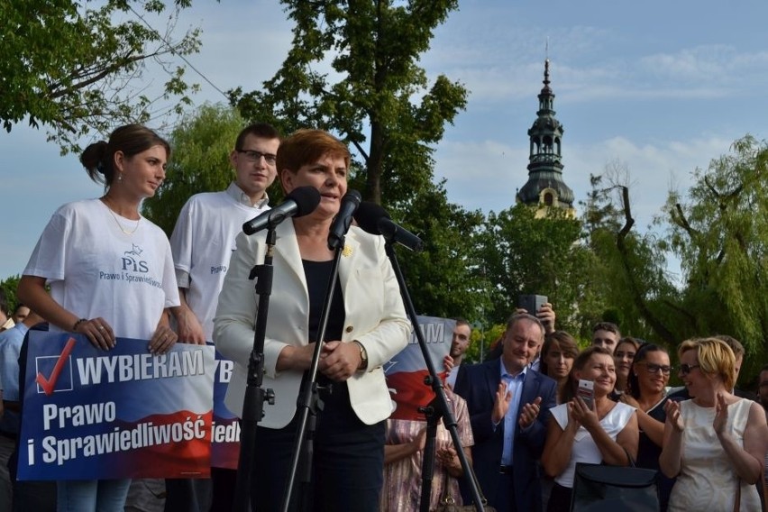 Beata Szydło z PiS odwiedziła Kłobuck