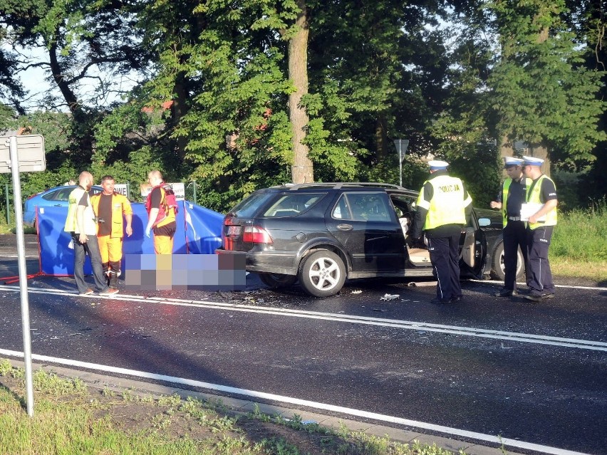 Wypadek w okolicy miejscowości Krąpiel