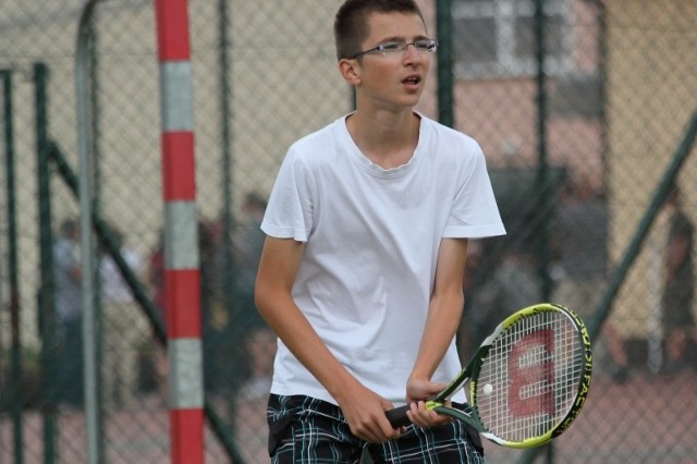 Mateusz Matyczak jest obecnie najlepszym tenisistą wśród młodzieży.