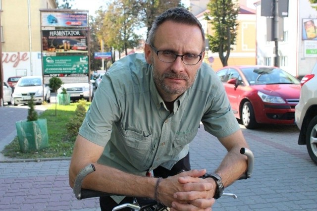 Janusz Płodzień przekonuje, że w mieście potrzebny jest dialog między cyklistami, a urzędnikami.