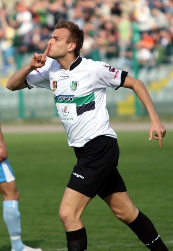 Grzegorz Kmiecik strzelił w meczu z GKP Gorzów Wielkopolski pierwszego gola dla Stali.