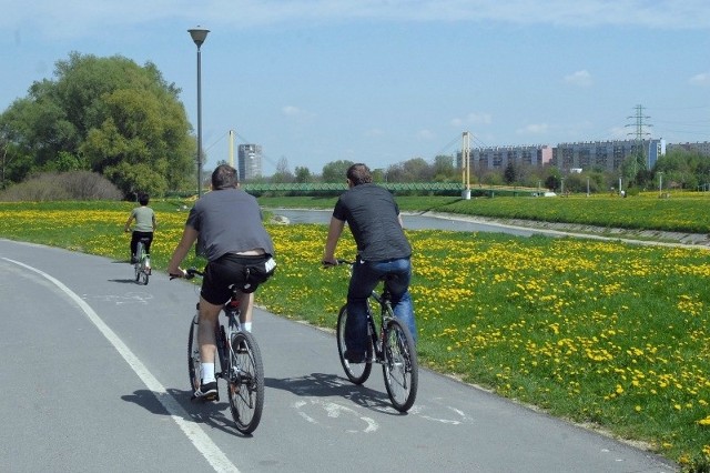 Nad Wisłokiem będzie można np. wziąć prysznic po bieganiu, albo jeździe na rowerze.