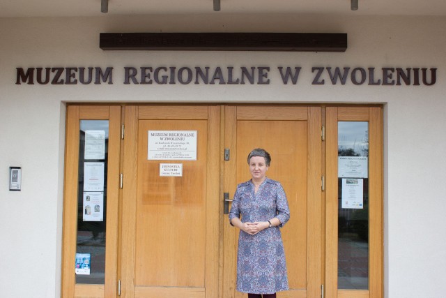 Katarzyna Madejska, dyrektor Muzeum Regionalnego w Zwoleniu.