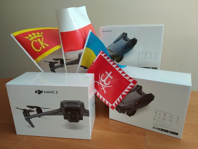 Cztery drony trafią Kielc do Winnicy w Ukrainie. Kupiono je ze składek mieszkańców, instytucji i firm.