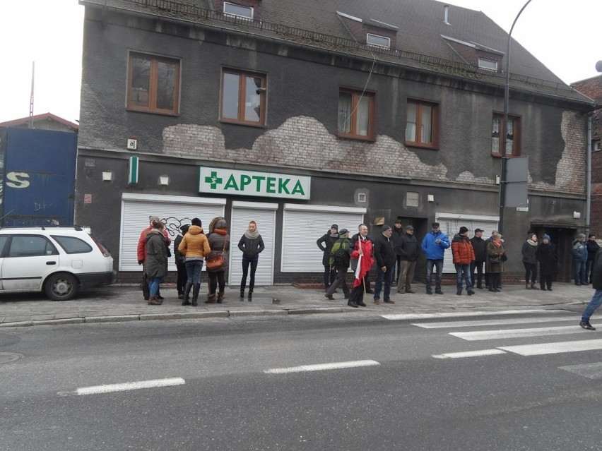 Protest w kopalni Sośnica - Makoszowy