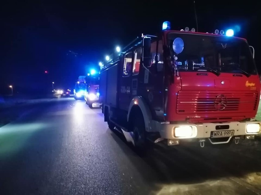 Pożar kotłowni w domu jednorodzinnym w Kiedrzyniu pod Radomiem