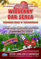 "Wiosenny Dar Serca" w Tarnobrzegu. Pobór krwi w piątek 