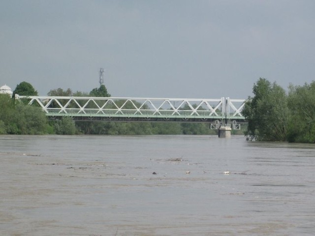 Podwyższony poziom wody na Sanie w Jarosławiu.