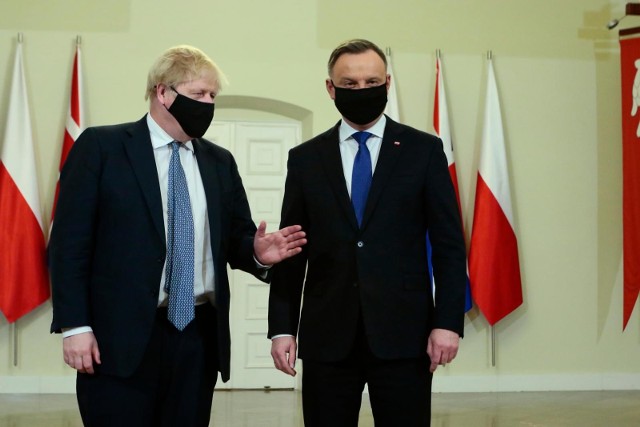 Boris Johnson i Andrzej Duda mają niedługo spotkać się w Londynie