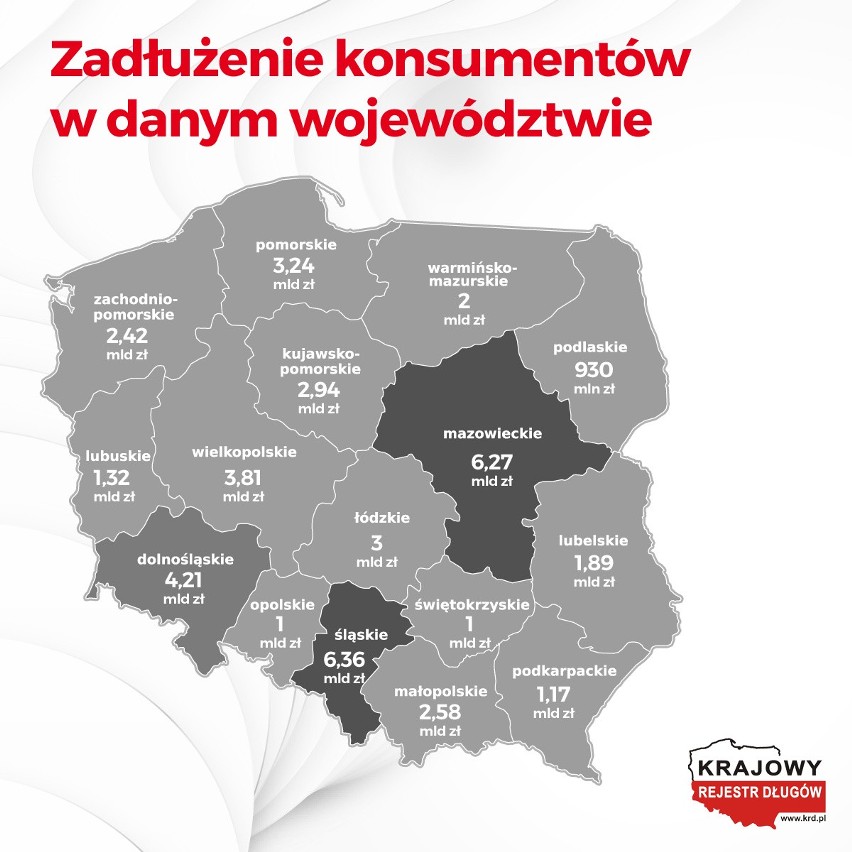 Ranking. Mieszkańcy Podlaskiego wśród najbardziej rzetelnych dłużników w Polsce