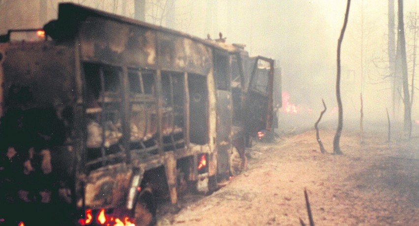 26 - 30 sierpnia 1992: pożar w Kuźni Raciborskiej...