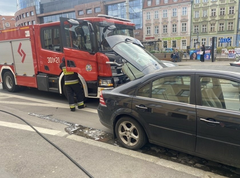 Interwencja strażaków w centrum Wrocławia