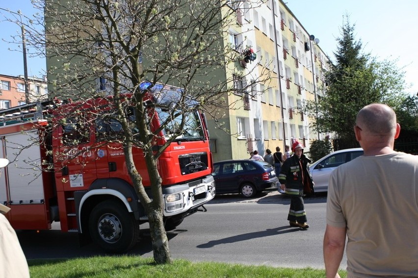 Kobieta wypadła z balkonu przy ul. Banacha w Słupsku
