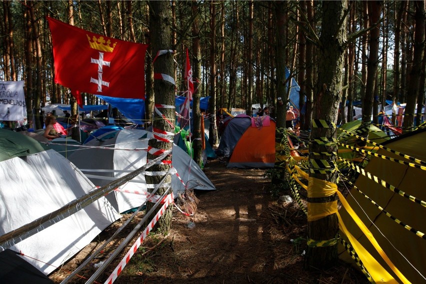 Pole namiotowe na zeszłorocznym Przystanku Woodstock