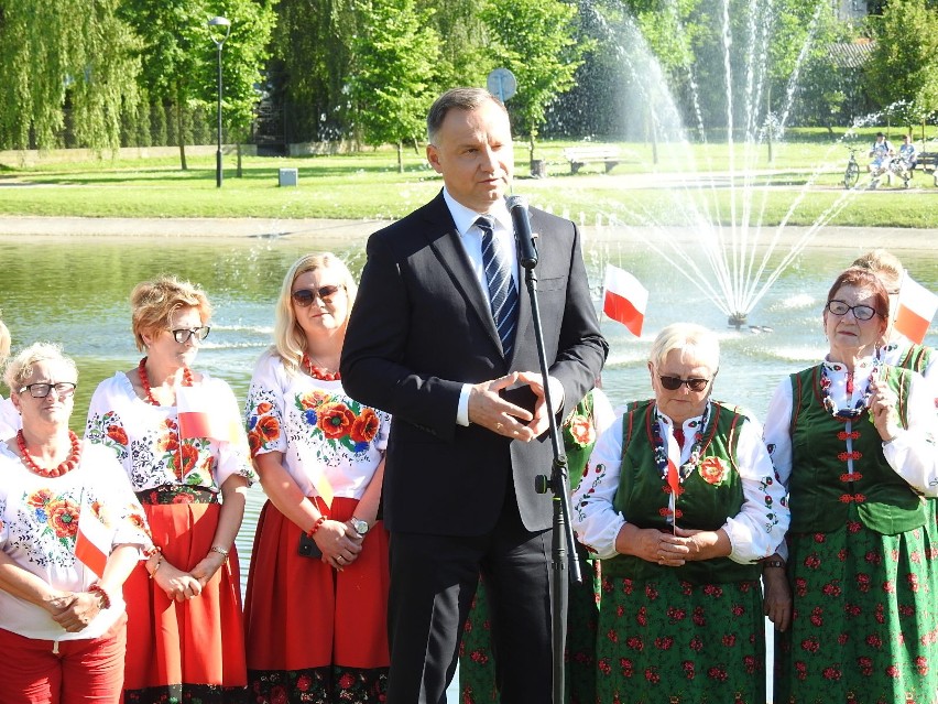 Prezydent Andrzej Duda w Zambrowie (23.06.2022 r.)