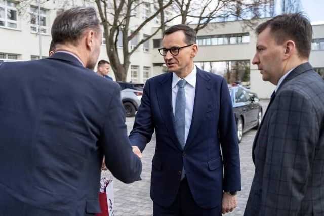 Premier Mateusz Morawiecki odwiedził Politechnikę Bydgoską 3 kwietnia br.