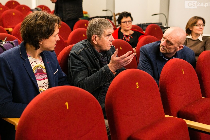 Lech Dyblik na premierze szczecińskiego filmu "Świdwie Sanctus"
