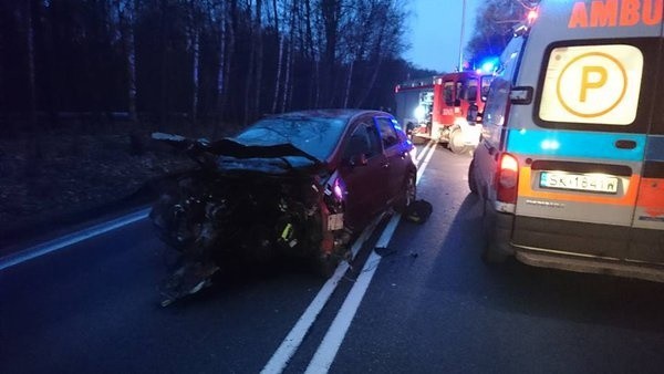 Wypadek na DK 81 w Katowicach. To cud, że nikt nie zginął