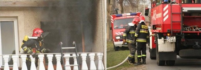 Strażacy szybko ugasili pożar w domu jednorodzinnym.