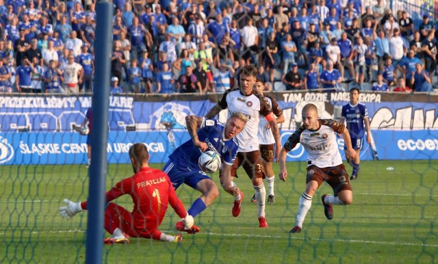Ruch Chorzów - Garbarnia Kraków 0:0 w meczu rozegranym 21 sierpnia 2021 roku