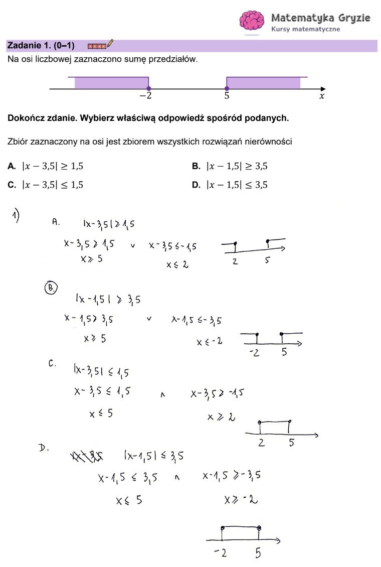 Sprawdź rozwiązania z matury z matematyki