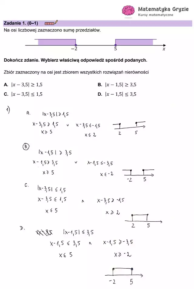 Sprawdź rozwiązania z matury z matematyki