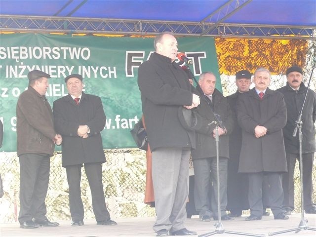 Starosta ostrowiecki, Waldemar Marek Paluch mówił o znaczeniu drogi Ostrowiec &#8211; Kielce dla naszego powiatu.