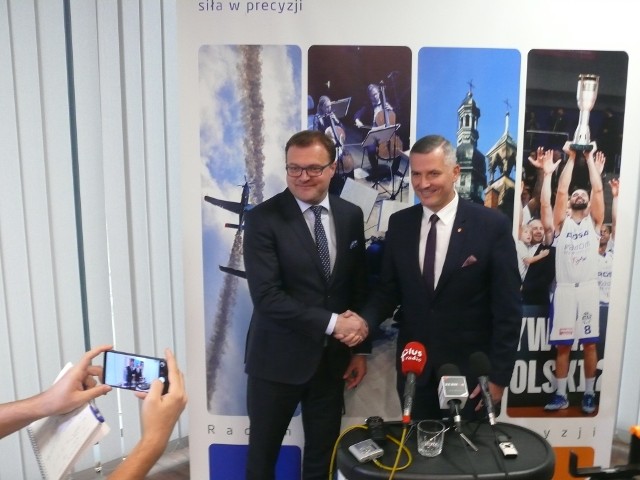Rafał Rajkowski podziękował wyborcom za wsparcie i apelował o poparcie dla Radosława Witkowskiego.