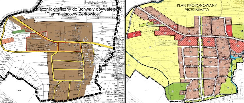 Części mieszkańców Żerkowic nie podoba się plan nowego...