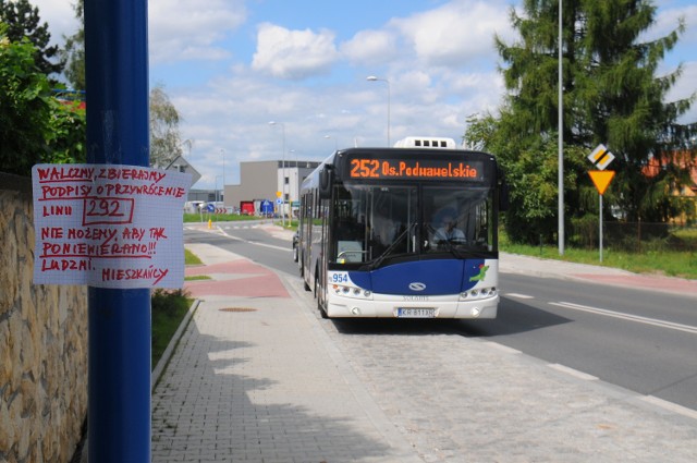 Nie chcąc się pogodzić z nową organizacją ruchu, mieszkańcy osiedla Bory postanowili zebrać podpisy za przywróceniem linii 292