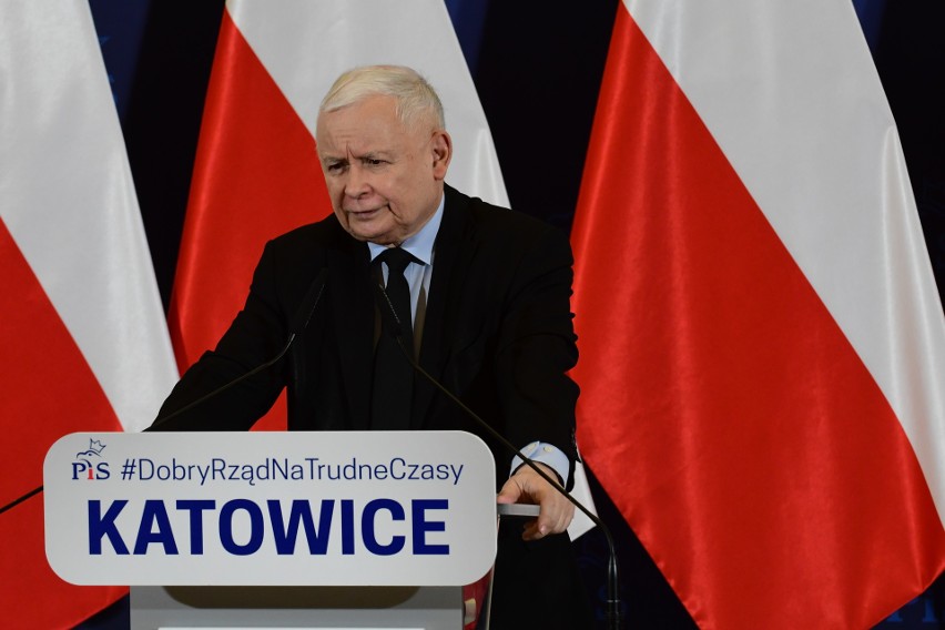 Jarosław Kaczyński w Katowicach