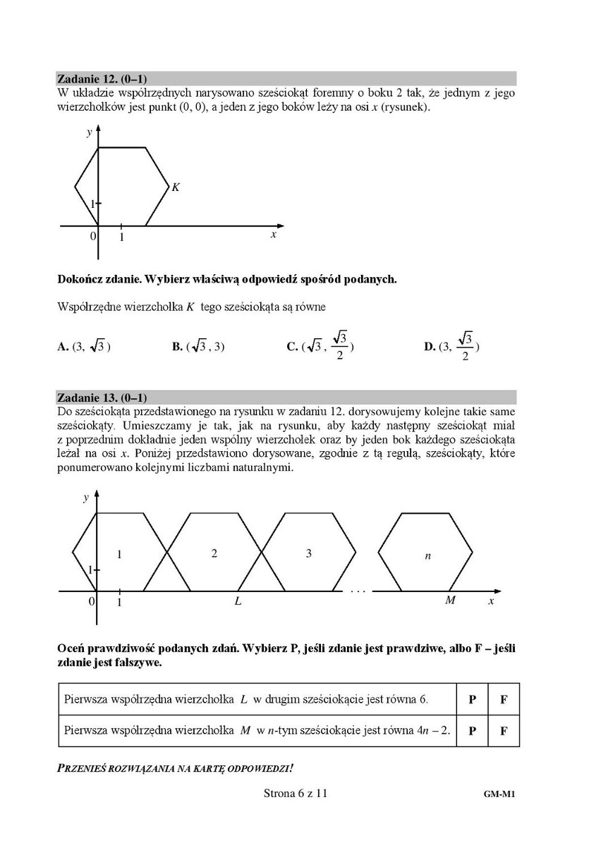 Egzamin gimnazjalny 2016. Matematyka [ODPOWIEDZI, ARKUSZ...