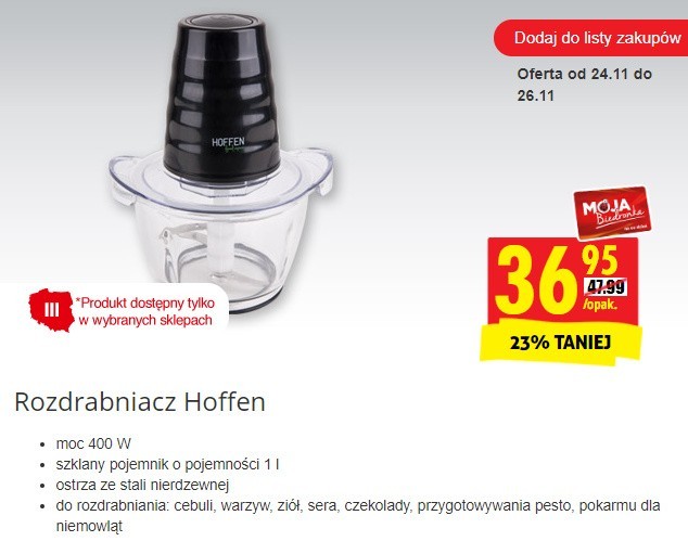 Black Friday Biedronka 2017