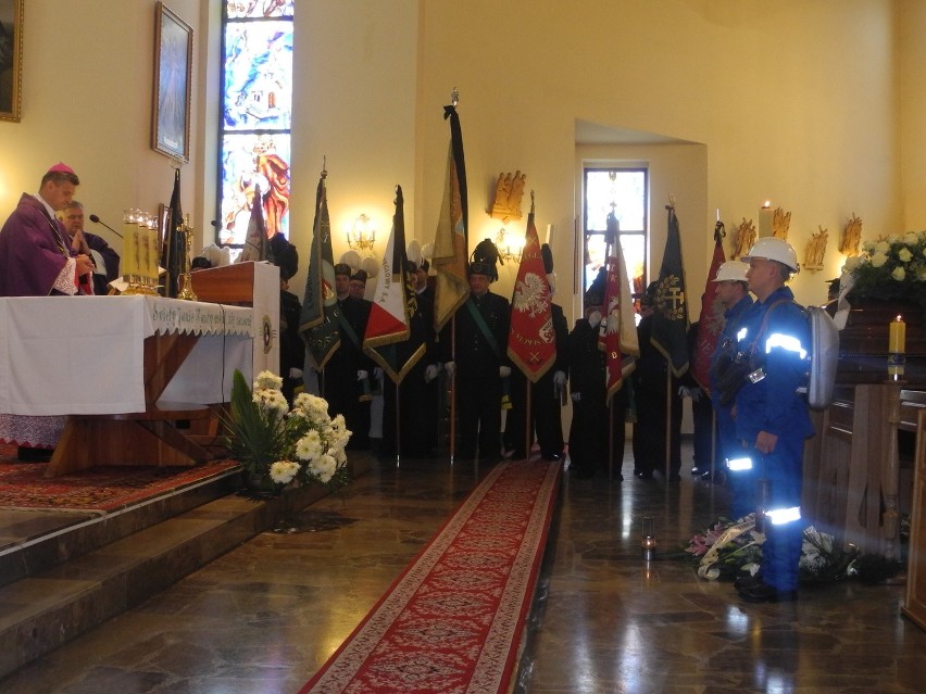 Pogrzeb młodego górnika poparzonego w katastrofie KWK Mysłowice-Wesoła