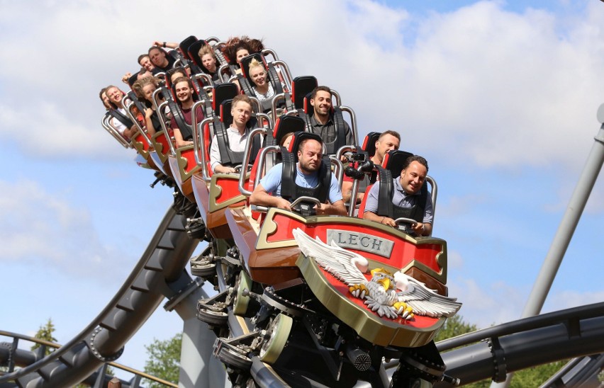 Legendia: Lech Coaster [OTWARCIE 1 LIPCA] Pierwszy przejazd za nami WIDEO, ZDJĘCIA