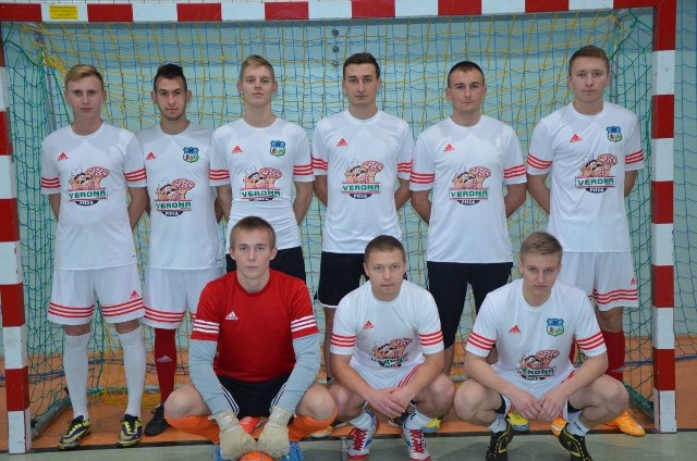 Drużyna Verony Masłów uczestnicząca w rozgrywkach Masłowskiej Ligi Futsalu. 
