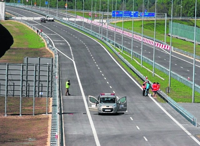 Zjazd z autostrady A1 na S1 jest zablokowany