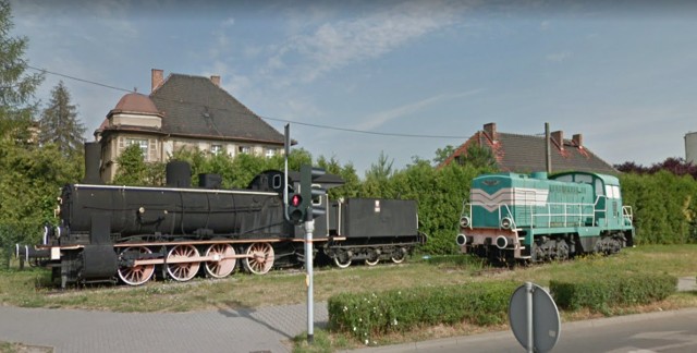 Zabytkowe lokomotywy w Tarnowskich Górach