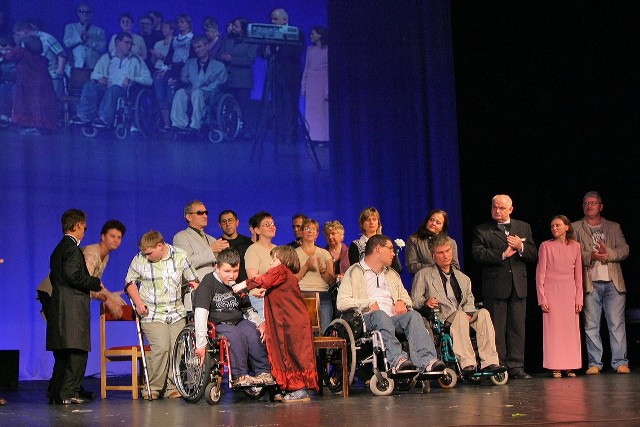 Tradycją spotkań niepełnosprawnych w Grudziądzu jest koncert galowy z udziałem laureatów