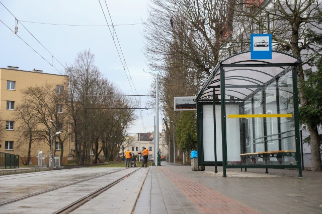 Na ulicy ks. Gogi, a także na ulicach Warneńczyka i Kościuszki, od soboty 1 kwietnia tramwaje znów będą kursować oboma torami