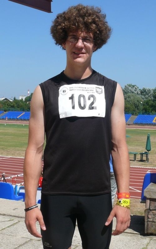 Henryk Molin z Czech wygrał bieg na 100 metrów w swojej kategorii wiekowej. Na co dzień trenuje w klubie w Karvinie.