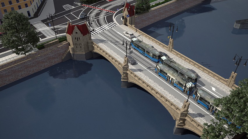 Tak będą wyglądały mosty Pomorskie po przebudowie (WIZUALIZACJE)
