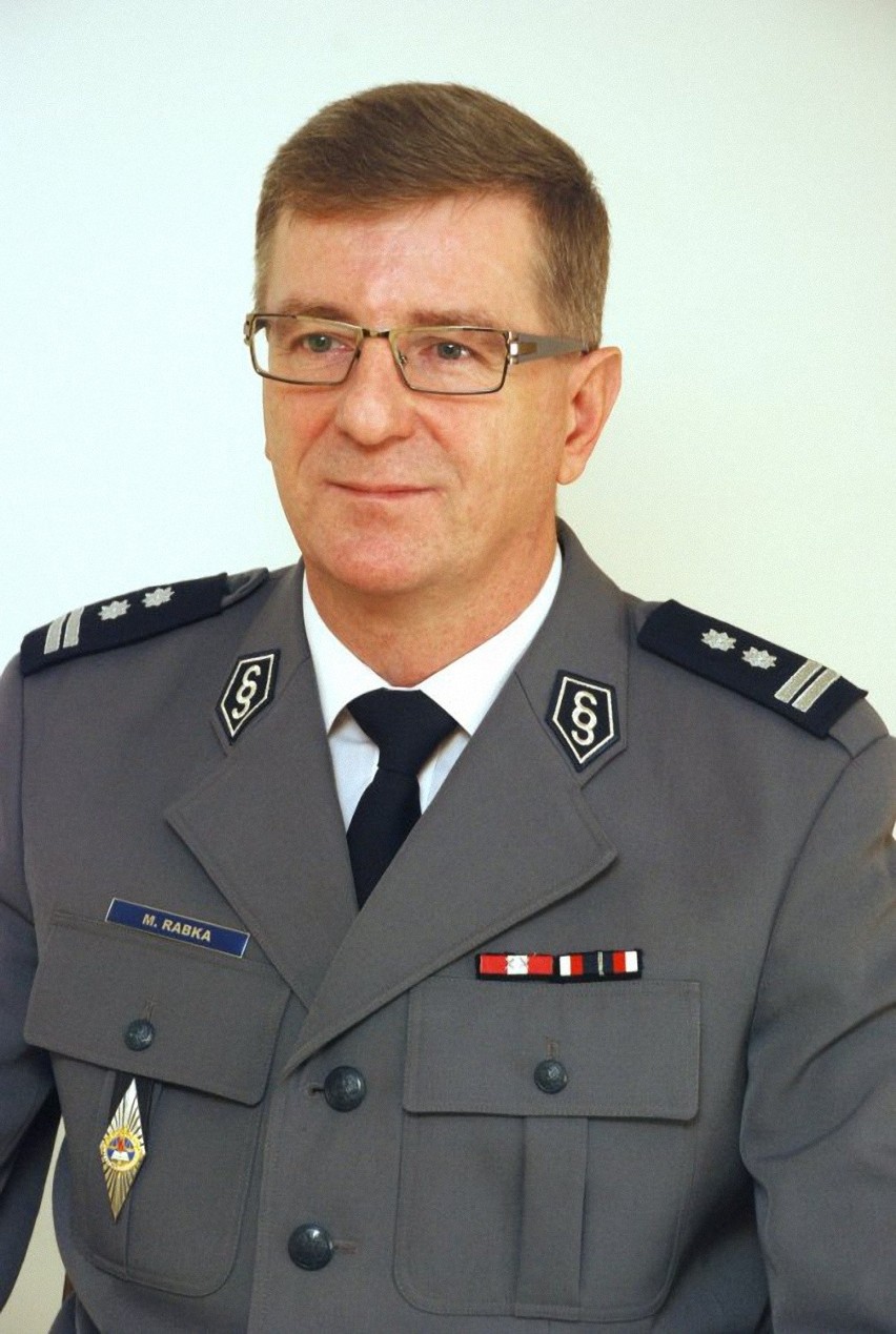 Mł. insp. Mariusz Rabka.