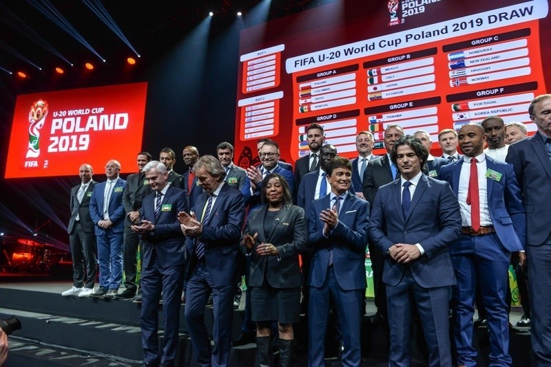 Piłkarskie MŚ U-20 na Widzewie. Polacy zagrają z Kolumbią, Tahiti  i Senegalem [zdjęcia]