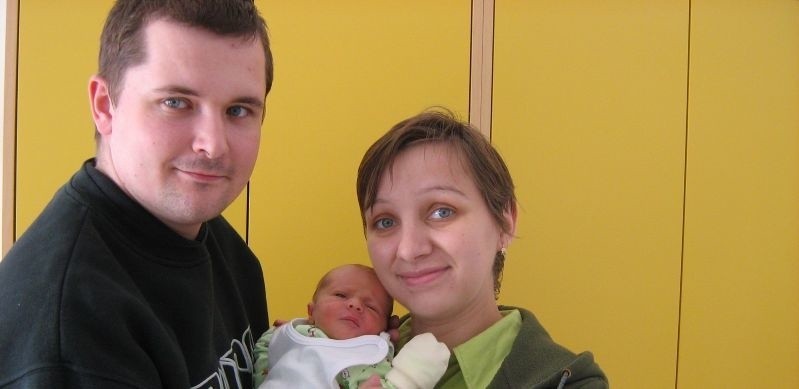 Wojciech Warnel z rodzicami