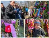 Nowy Sącz. Sądeczanie potrafią zrobić piękne palmy wielkanocne. Pokazywali ja na konkursie w skansenie [ZDJĘCIA]